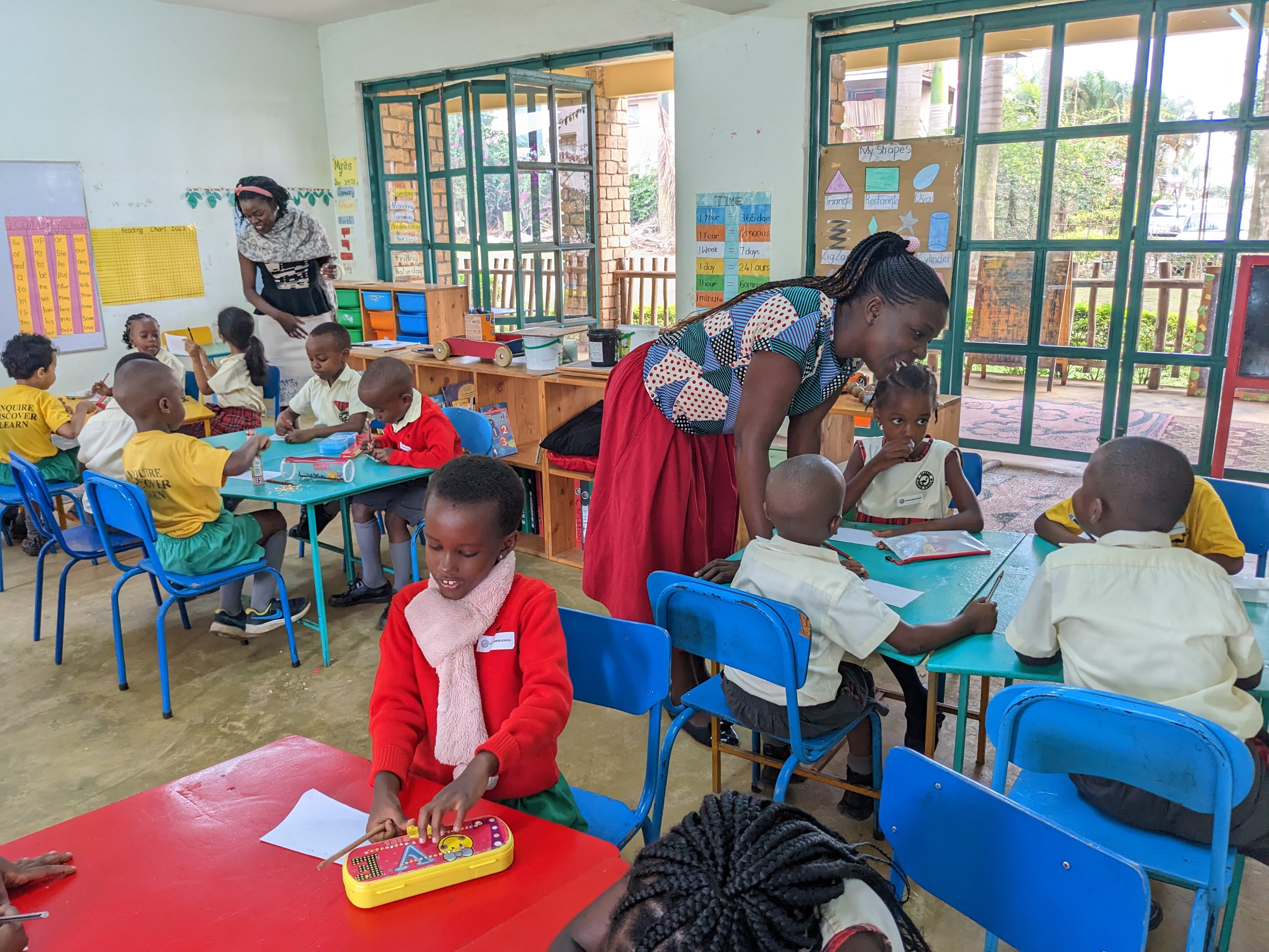 Students learning at Clarke Junior School